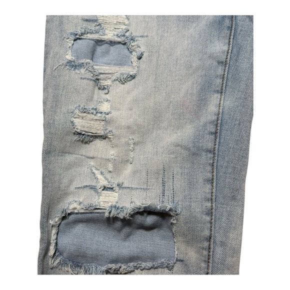 American Eagle AirFlex 360 Distressed Skinny Jeans 28x32 Light Wash - Picture 5 of 6
